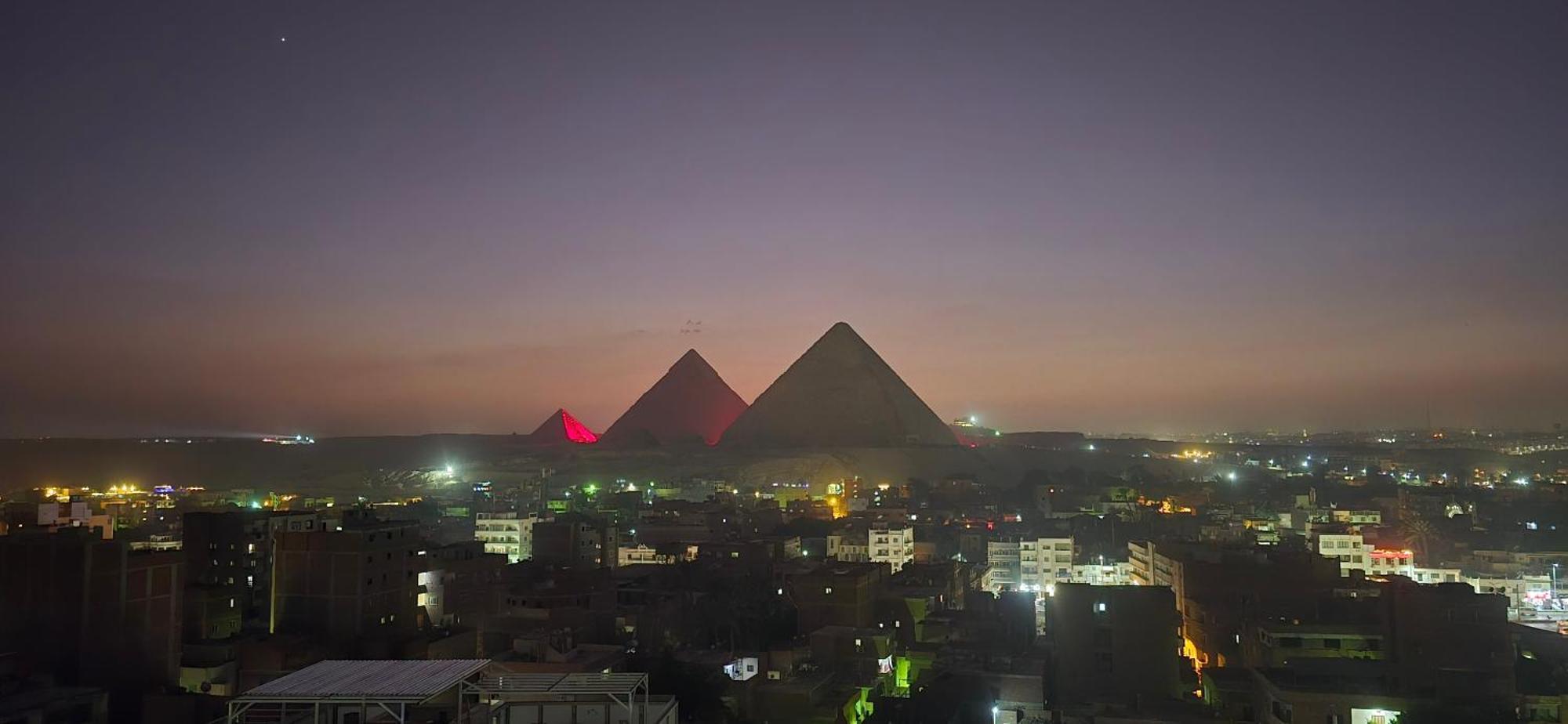 Hotel Oscar Pyramids View à Nazlet el-Sîsi Extérieur photo