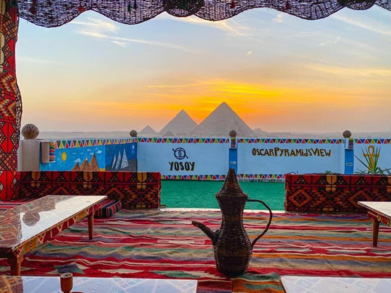 Hotel Oscar Pyramids View à Nazlet el-Sîsi Extérieur photo